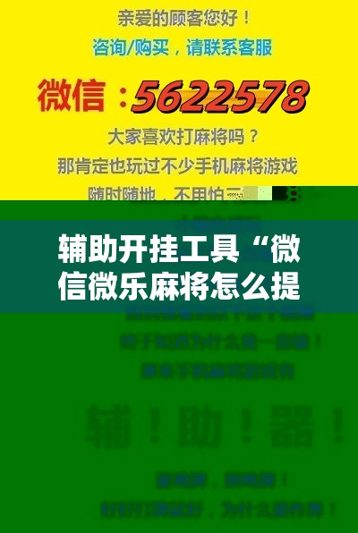 辅助开挂工具“微信微乐麻将怎么提高胜率”科技辅助神器手机版