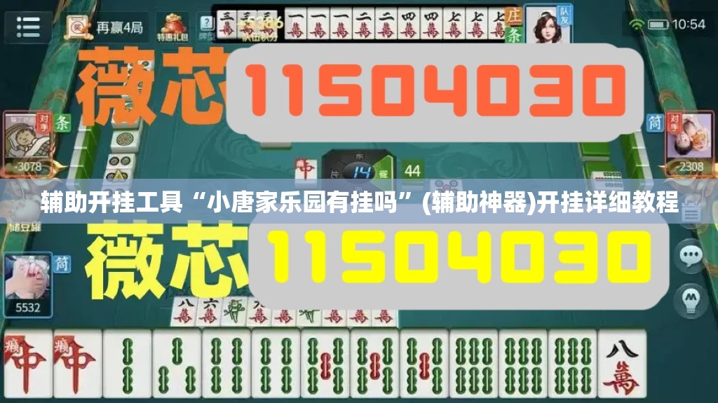 辅助开挂工具“小唐家乐园有挂吗”(辅助神器)开挂详细教程