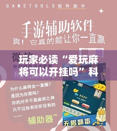 玩家必读“爱玩麻将可以开挂吗”科技辅助神器手机版