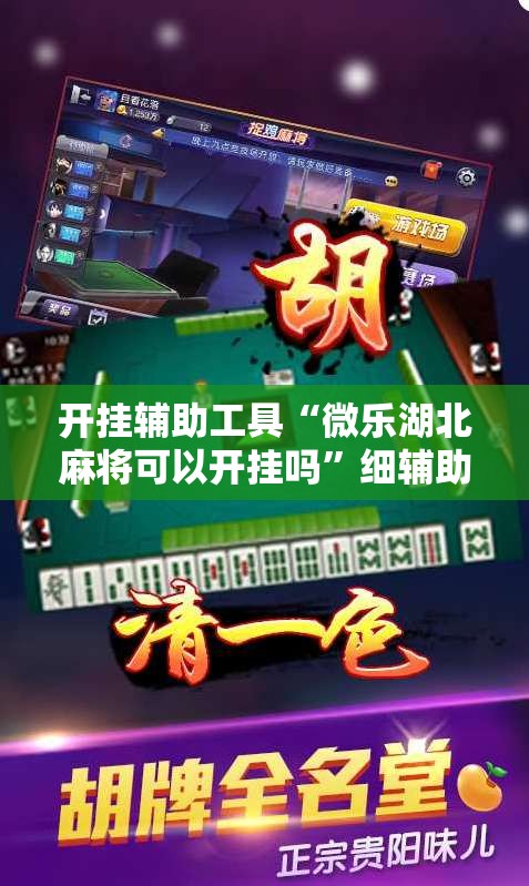 开挂辅助工具“微乐湖北麻将可以开挂吗	”细辅助教程分享