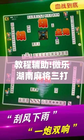 教程辅助!微乐湖南麻将三打哈有挂吗”(免费)开挂辅助教学(最新辅助开挂教程)