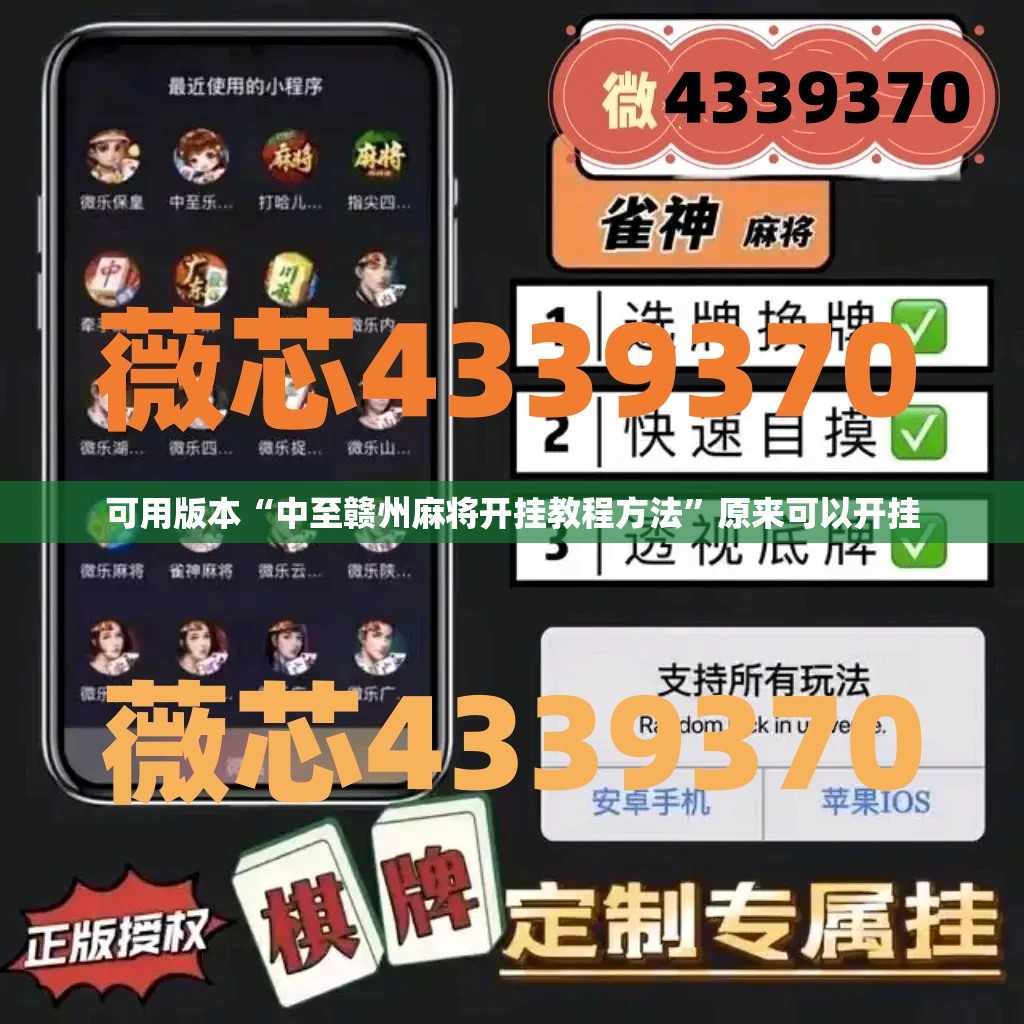 可用版本“中至赣州麻将开挂教程方法”原来可以开挂