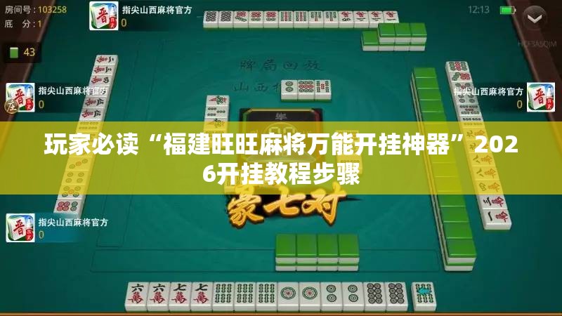 玩家必读“福建旺旺麻将万能开挂神器”2026开挂教程步骤