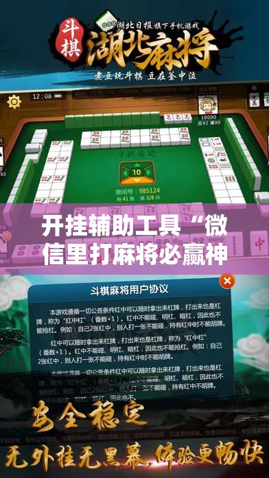 开挂辅助工具“微信里打麻将必赢神器	”细辅助教程分享