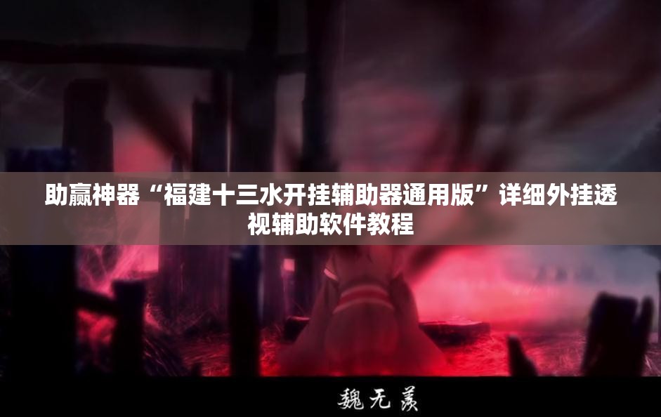 助赢神器“福建十三水开挂辅助器通用版”详细外挂透视辅助软件教程