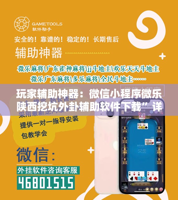 玩家辅助神器：微信小程序微乐陕西挖坑外卦辅助软件下载”详细开挂教程