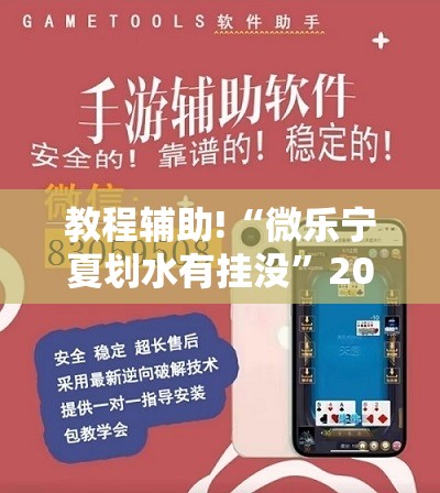 教程辅助!“微乐宁夏划水有挂没”2026开挂教程步骤