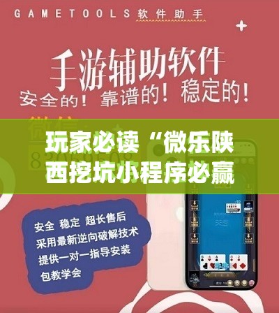 玩家必读“微乐陕西挖坑小程序必赢神器免费安装”开挂(透视)最新辅助详细