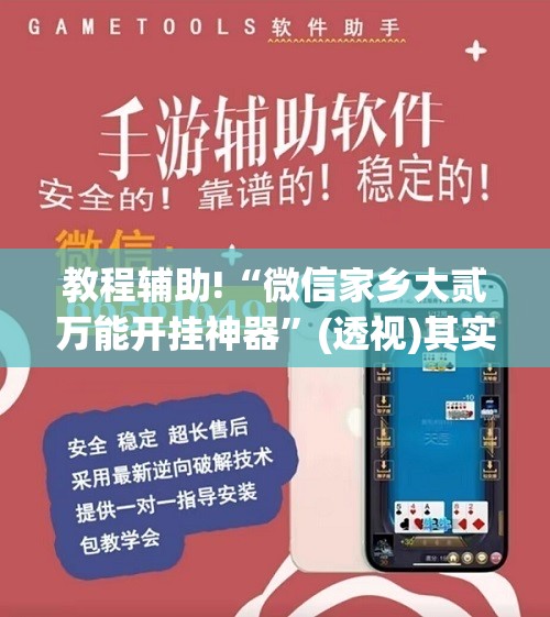 教程辅助!“微信家乡大贰万能开挂神器”(透视)其实确实有挂