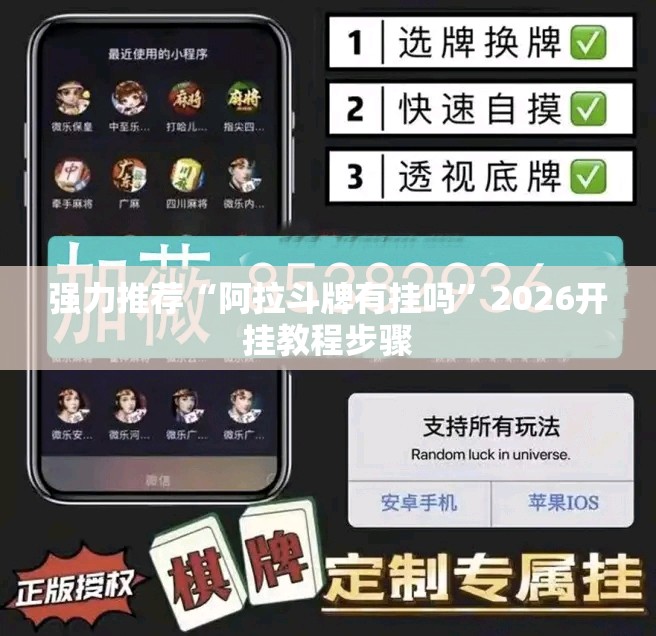 强力推荐“阿拉斗牌有挂吗”2026开挂教程步骤