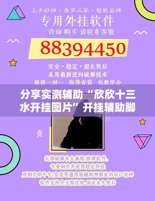分享实测辅助“欣欣十三水开挂图片”开挂辅助脚本+详细开挂安装教程