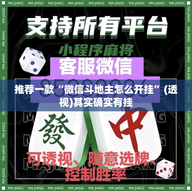 推荐一款“微信斗地主怎么开挂”(透视)其实确实有挂