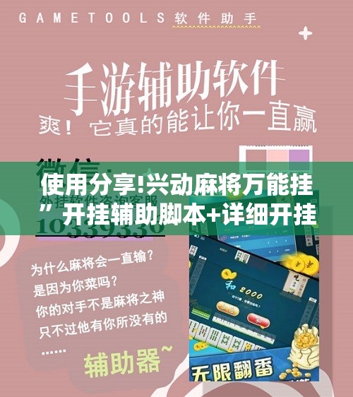 使用分享!兴动麻将万能挂”开挂辅助脚本+详细开挂安装教程