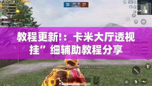 教程更新!：卡米大厅透视挂”细辅助教程分享