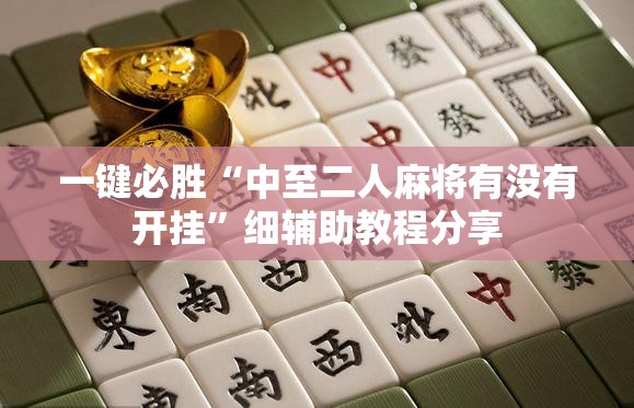 一键必胜“中至二人麻将有没有开挂”细辅助教程分享