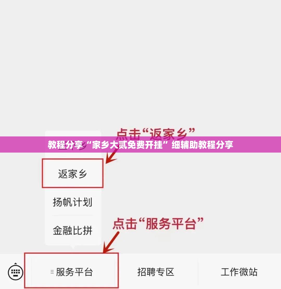 教程分享“家乡大贰免费开挂”细辅助教程分享