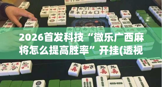 2026首发科技“微乐广西麻将怎么提高胜率”开挂(透视)辅助教程