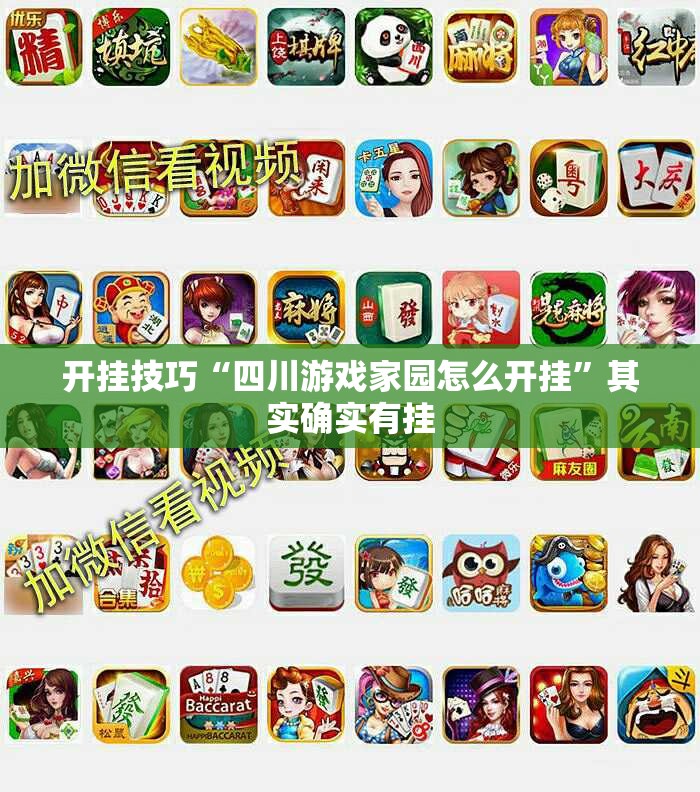 开挂技巧“四川游戏家园怎么开挂”其实确实有挂