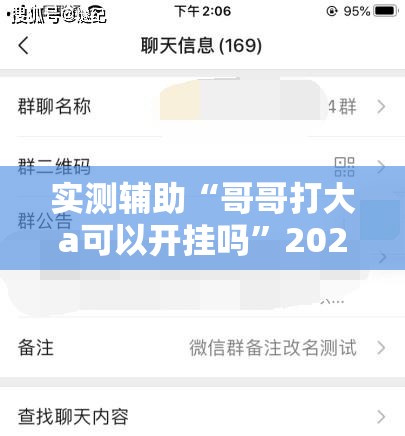 实测辅助“哥哥打大a可以开挂吗”2026开挂教程步骤
