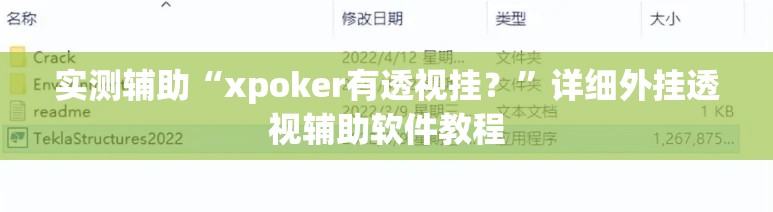 实测辅助“xpoker有透视挂？	”详细外挂透视辅助软件教程