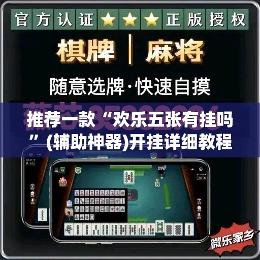 推荐一款“欢乐五张有挂吗”(辅助神器)开挂详细教程