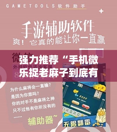 强力推荐“手机微乐捉老麻子到底有没有挂”开挂(透视)辅助教程