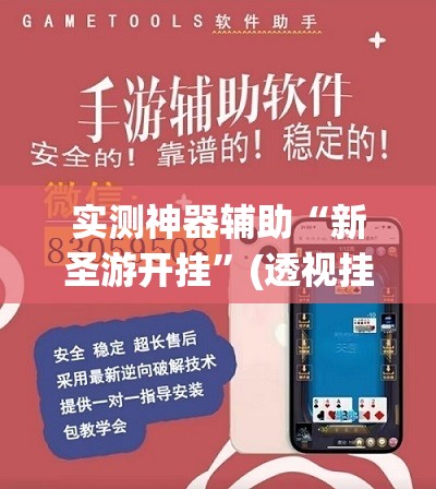实测神器辅助“新圣游开挂”(透视挂)辅助下载教程