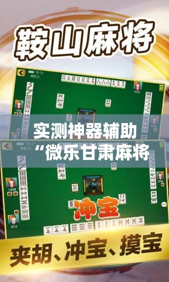 实测神器辅助“微乐甘肃麻将开挂神器”细辅助教程分享