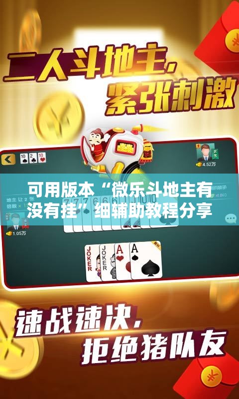 可用版本“微乐斗地主有没有挂”细辅助教程分享