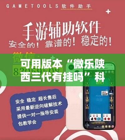 可用版本“微乐陕西三代有挂吗”科技辅助神器手机版