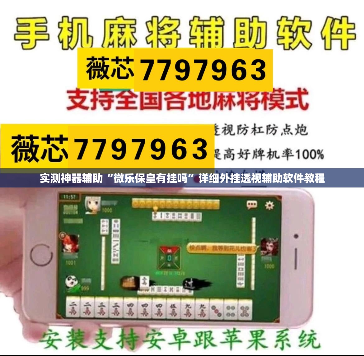 实测神器辅助“微乐保皇有挂吗”详细外挂透视辅助软件教程