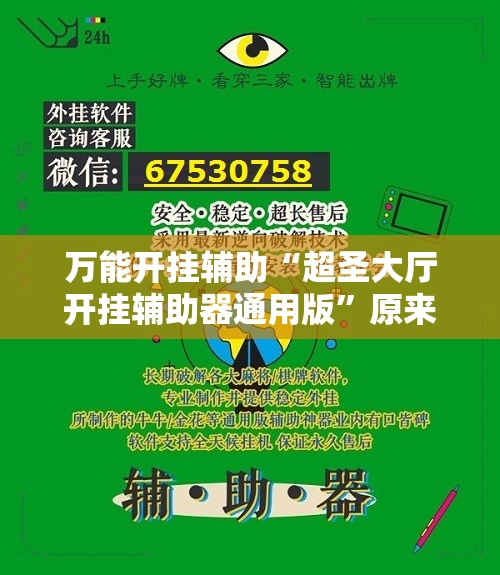 万能开挂辅助“超圣大厅开挂辅助器通用版”原来可以开挂