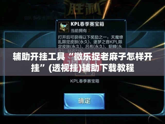 辅助开挂工具“微乐捉老麻子怎样开挂	”(透视挂)辅助下载教程