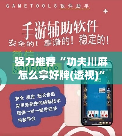 强力推荐“功夫川麻怎么拿好牌(透视)”开挂辅助脚本+详细开挂安装教程