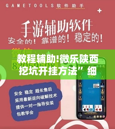 教程辅助!微乐陕西挖坑开挂方法	”细辅助教程分享