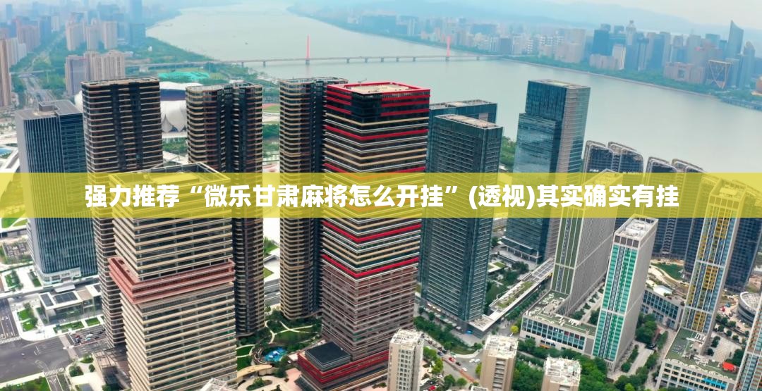 强力推荐“微乐甘肃麻将怎么开挂	”(透视)其实确实有挂