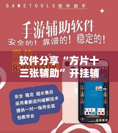 软件分享“方片十三张辅助”开挂辅助脚本+详细开挂安装教程