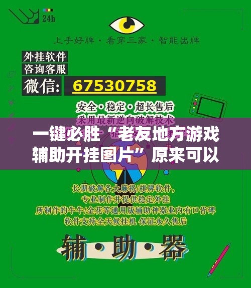 一键必胜“老友地方游戏辅助开挂图片	”原来可以开挂