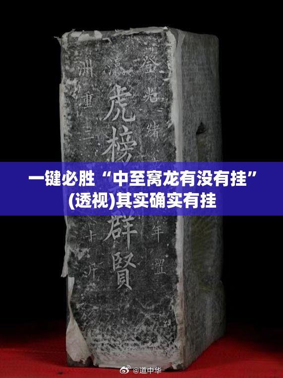 一键必胜“中至窝龙有没有挂	”(透视)其实确实有挂