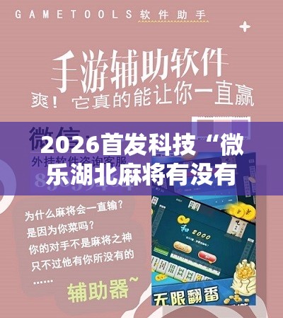 2026首发科技“微乐湖北麻将有没有开挂神器”原来可以开挂