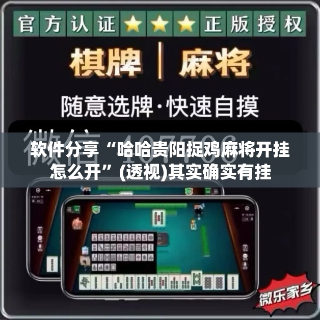软件分享“哈哈贵阳捉鸡麻将开挂怎么开”(透视)其实确实有挂