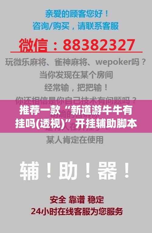 推荐一款“新道游牛牛有挂吗(透视)”开挂辅助脚本+详细开挂安装教程