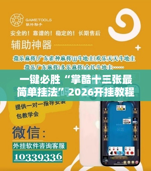 一键必胜“掌酷十三张最简单挂法”2026开挂教程步骤