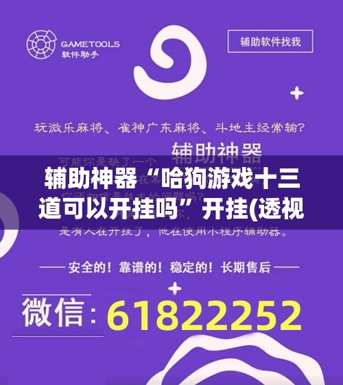 辅助神器“哈狗游戏十三道可以开挂吗”开挂(透视)最新辅助详细