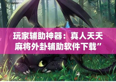 玩家辅助神器：真人天天麻将外卦辅助软件下载”(辅助神器)开挂详细教程