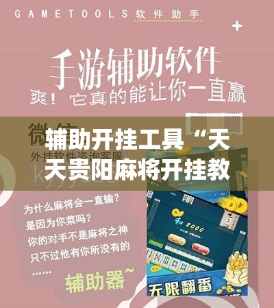 辅助开挂工具“天天贵阳麻将开挂教程”(辅助神器)开挂详细教程