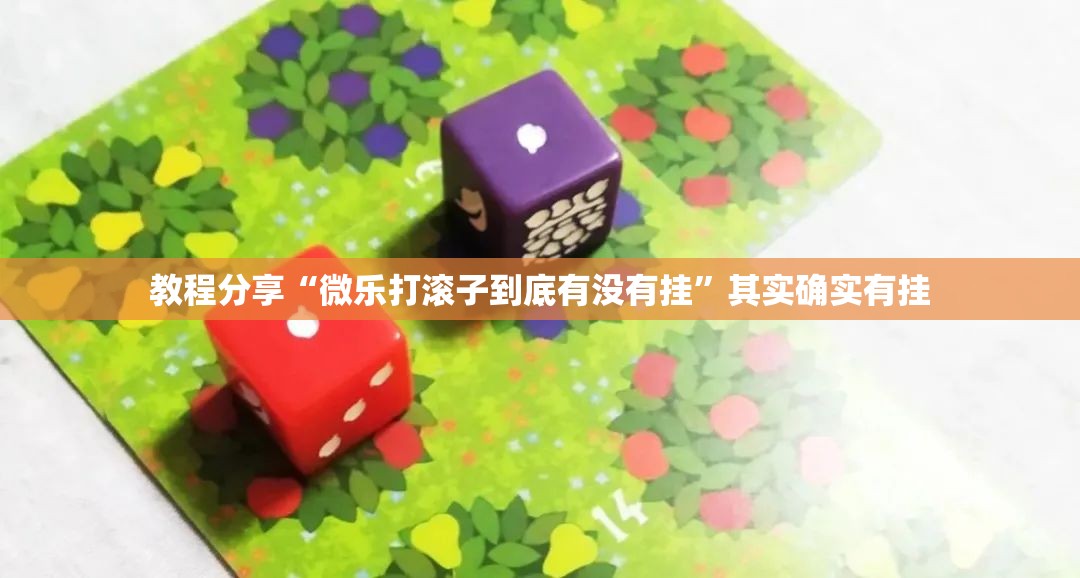 教程分享“微乐打滚子到底有没有挂”其实确实有挂
