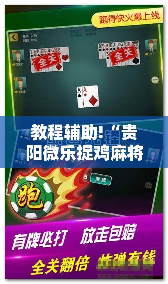 教程辅助!“贵阳微乐捉鸡麻将怎么开挂”原来可以开挂