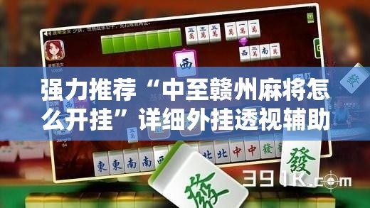 强力推荐“中至赣州麻将怎么开挂”详细外挂透视辅助软件教程