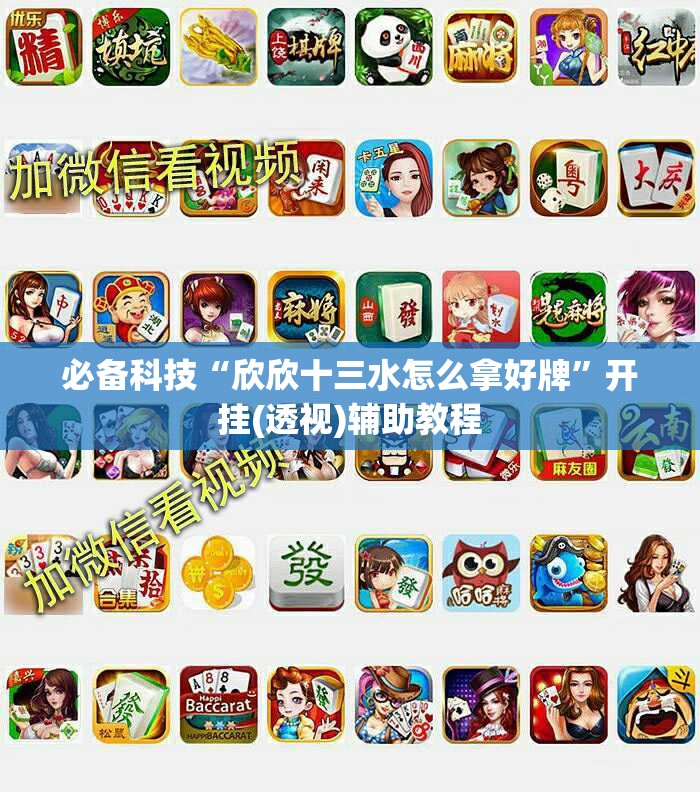 必备科技“欣欣十三水怎么拿好牌”开挂(透视)辅助教程